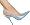 Turqoiuse Glitter P.U.