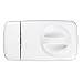 Abus 532702 7010 W T�r-Zusatzschloss mit Drehknauf, wei�