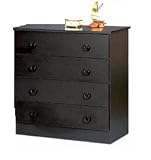 Prepac South Bed 4 Drawer Oak Chest