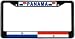 Panama Panamanian Flag Black License Plate Frame Metal Holder