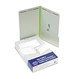 2-Fastener Pressboard Folder, 1 Exp, 1/3 Tab, 25 Pt, Legal, Green, 25/Box ESS17183