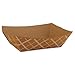 SCT Paper Food Baskets, Brown/White Check, 1 lb Capacity - 1000 baskets.