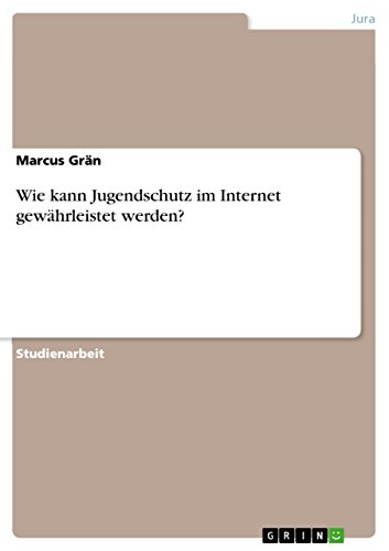 Wie kann Jugendschutz im Internet gewährleistet werden? (German Edition)