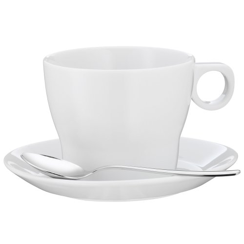 WMF Barista CafÃ© Au Lait Cup and Saucer with Spoon