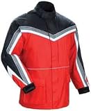 TOURMASTER/CORTECH ELITE II RAIN MOTORCYCLE JACKET RD/BK SIZE:LRG
