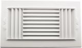 DEFLECTO RGC126 Ceiling Register Air Deflector (3-way; 12- Inch x 6- Inch)