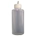 Vestil BTL-RF-16 Low Density Polyethylene (LDPE) Round Squeeze Dispensing Bottle with Natural Flip-Top Cap, 2-13/16" Diameter x 6-11/16" Height, 16 oz Capacity, Natural