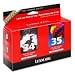Lexmark Model 18C0535 High-Yield Black And Color Ink Cartridges, 1 Black, 1 Color