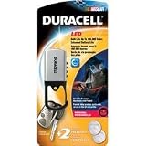 Duracell Led Flashlight with Carabiner Clip