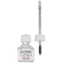 H-B Instrument 20700T Frio-Temp Precision Liquid-In-Glass Refrigerator Verification Thermometer, with Enviro-Safe Fill, -5 to 15°C, 125mm Length, 30mL Bottle, 0.5°C Accuracy