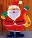 Waving Santa Garden Christmas Decoration