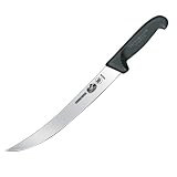 Butcher, Breaking, Black Fibrox, 10 in. (40538) Category: Butcher Knives by Victorinox