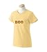 Custom embroidered Large Halloween BOO! spider web spider web design ladies t-shirt