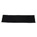 HDE 100% Cotton Solid Color Bandana Handkerchief Head Wrap - Black