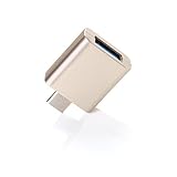 GVDV USB 変換コネクタ Type-C から Type-A データ転送 2015 Apple New Macbook 対応 ゴールド