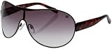 J.LO by Jennifer Lopez Wire Frame Aviator Sunglasses (Brown), Brown, One Size, 68282