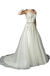 Strapless Satin Beaded Natural   Waistline 2015 Wedding Dress 
