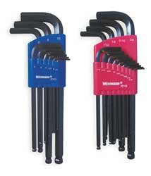 Westward 2CYC7 Ball End Hex Key Set, SAE/Metric, 22 PC
