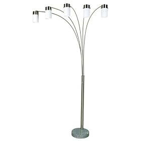 Ore International 84 Arch Floor Lamp - Chrome