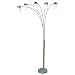 Ore International 84 Arch Floor Lamp - Chrome