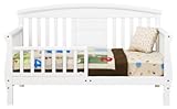 Elizabeth II Convertible Toddler Bed (Pine) in Pearl White Finish By DaVinc ....