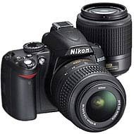 D3000 DSLR Camera Two-Lens Outfit (18-55 VR & AF-S DX 55-200mm F/4-5.6G ED)
