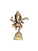Statue Ganesha tanzend auf Sockel