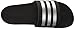 adidas Men's Adilette SC, Core Black/Matte Silver/Core Black, 8
