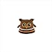 San Diego Hat Company Cotton Chenille Owl Beanie Brown, 6-12 Months