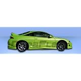 1995-1999 Mitsubishi Eclipse Urethane Bomber Side Skirts by Extreme Dimensions