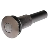 Decolav 9298-DB Push Button Closing Umbrella Drain, DecoBronze