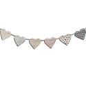 Double Sided Cotton Heart Bunting