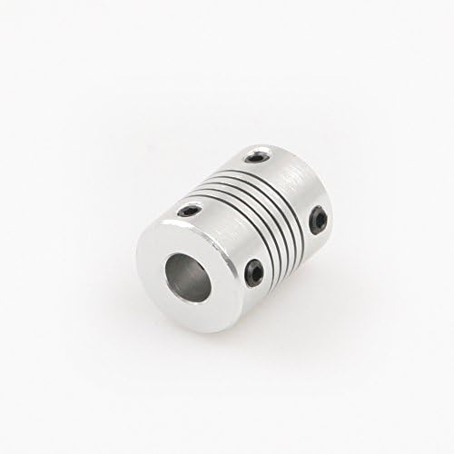8×8mm/5×6.35mm/6×6.35mm Flexible Z Axes Shaft Coupling CNC Stepper Motor Coupler Top Tight D19L25 (8×8)