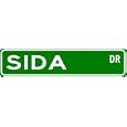 SIDA Street Sign ~ Personalized Family Lastname Sign ~ Gameroom, Basement, Garage Sign Novelty** ALUMINUM