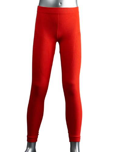 FALKE Kinder Sport-Unterw&auml;sche Skiing Long Tights, tangerine, 134-140, 31904