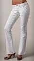 Chick by Nicky Hilton Denim Pant with Sequins in White
