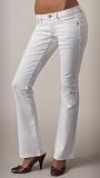 Chick by Nicky Hilton Denim Pant with Sequins in White