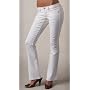Chick by Nicky Hilton Denim Pant with Sequins in White