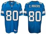 Charles Rogers Detroit Lions Authentic Reebok NFL Football Jersey (Light Blue)
