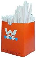 Cell-O-Core JW24500 Black 7-3/4" Wrapped Straws - 12000 / CS