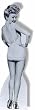 Betty Grable (Swimsuit) Life-Size Standup Poster
