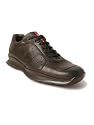 Prada Black Leather Men's Sneakers 4E0872