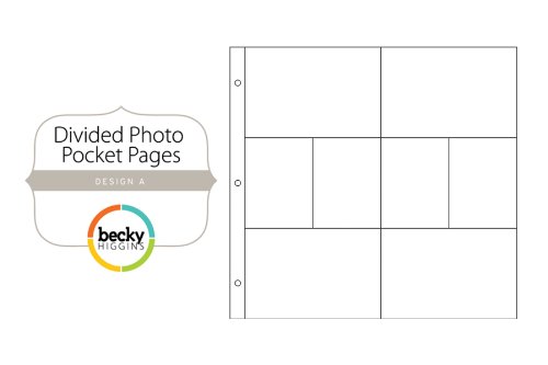 Divided Photo Pocket Pages - Design A