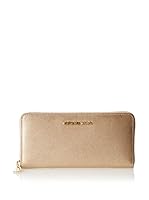 Michael Kors Cartera Jet Set Travel Metallic Wallet (Oro)