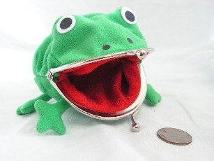 Naruto Frog Plush Coin Purse Wallet   Pin