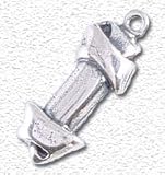 Solid Sterling Silver Dog Bone Charm