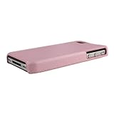 Bundle Monster Apple Iphone 4 Genuine Leather Back Case Cover - Pink - Fit Iphone 4 Generation / 4G / 4 G