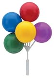 Bright Primary Colored Balloon Clusters for Cakes or Cupcakes!