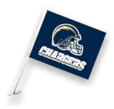 San Diego Chargers Two Sided Car Flag