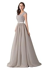 V-neck Chiffon Prom Dress 